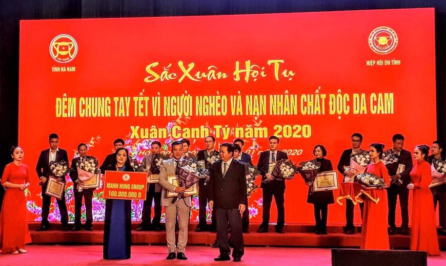 Manh Hung Group chung tay Tết vì người nghèo Xuân Canh Tý.