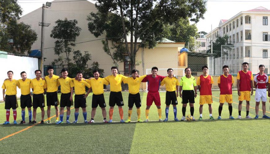 Đội bóng Văn phòng Công chứng Tân Bình, tham gia giải mini phường 13
