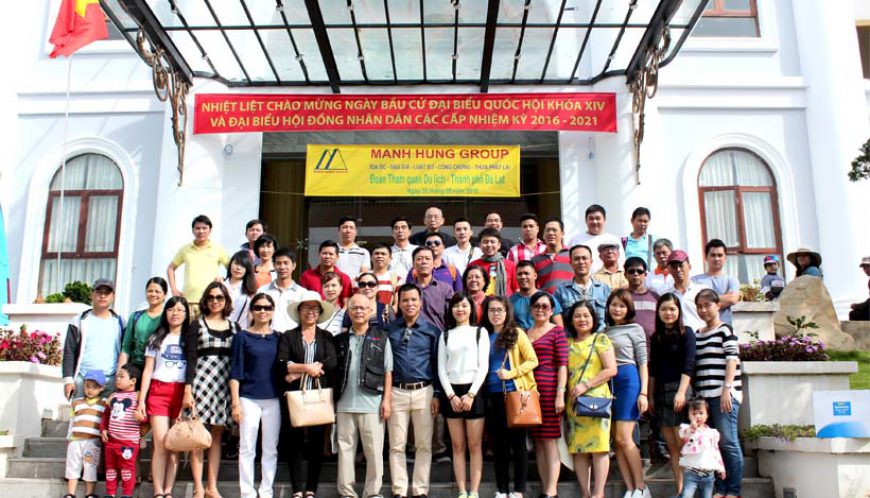 TỔ CHỨC THAM QUAN DU LỊCH CHO CBNV MANH HUNG GROUP