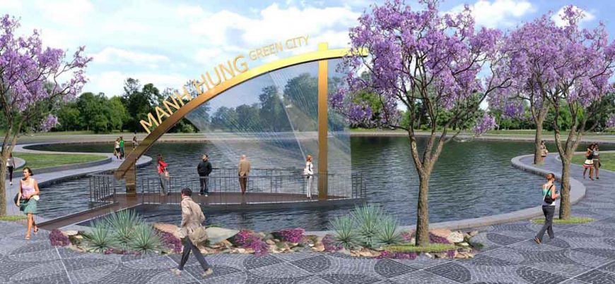 Manh Hung Green City phong thủy đẹp thu hút nhà đầu tư