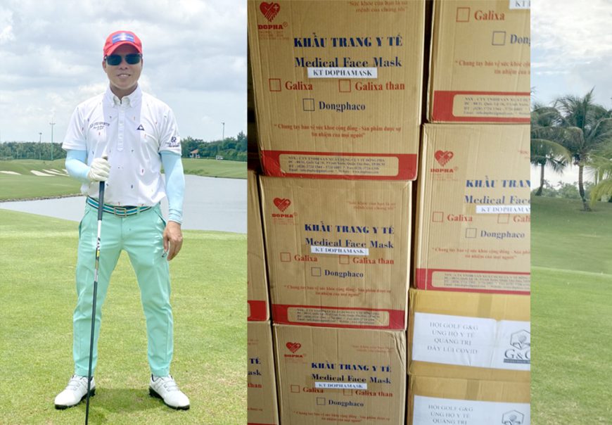 Luật sư Đoàn Tiến Hưng – Chủ tịch HĐQT – TGĐ Manh Hung Group tham gia Giải Golf từ thiện chung tay đẩy lùi Covid-19