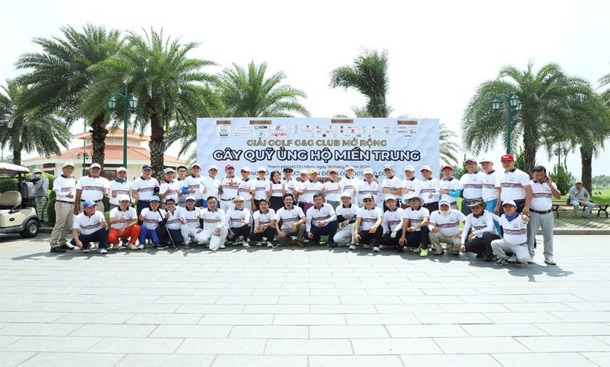Câu lạc bộ Golf Doanh nhân G&G gây quỹ ủng hộ đồng bào miền Trung